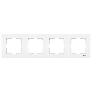 VIKO 90960203 Karre 4-Gang White Frame - VIKO