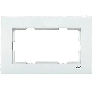 VIKO 90960206 Karre 2-Gang White Frame - VIKO
