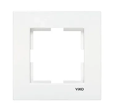 VIKO 90960210 Karre 1-Gang Cream Frame - 1