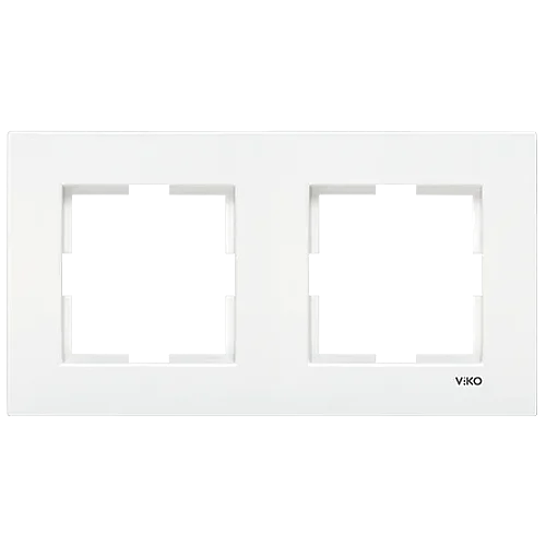 VIKO 90960211 Karre 2-Gang Cream Frame - 1