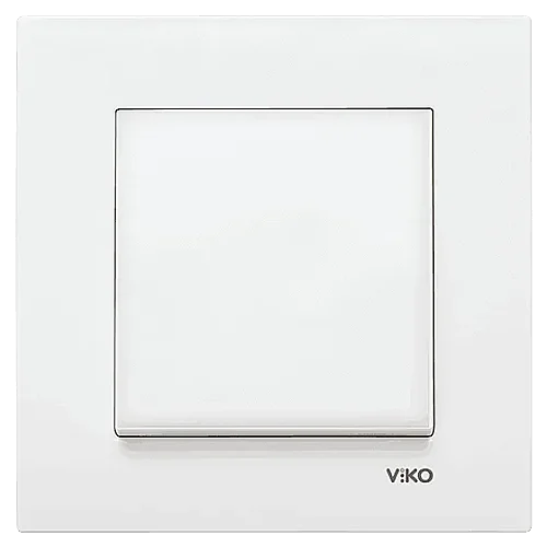 VIKO 90967001 Karre White one-way switch - 1