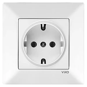 VIKO 90967008 Karre White earthed socket - VIKO