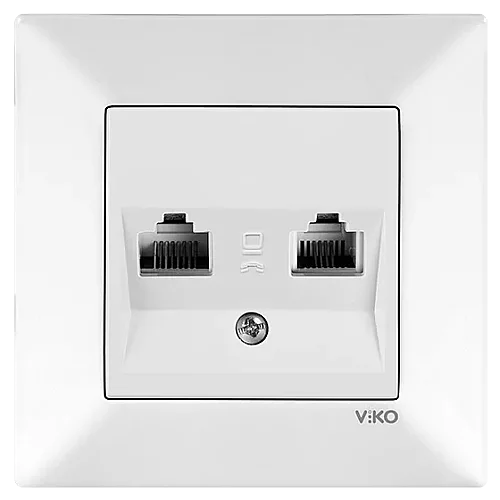 VIKO 90967035 Karre White data data socket - 1