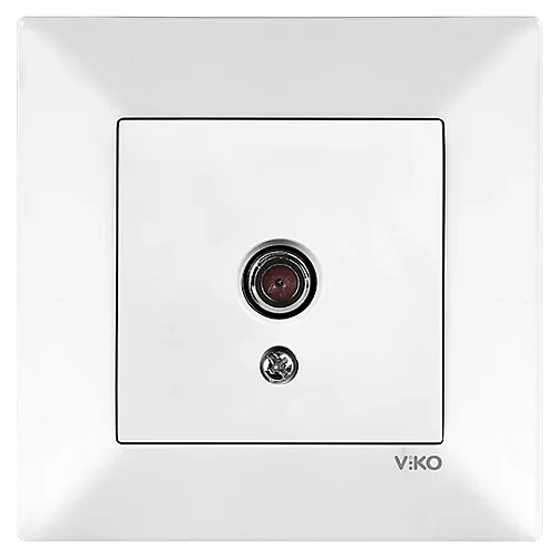 VIKO 90967049 Karre White TV/SAT terminal socket - 1