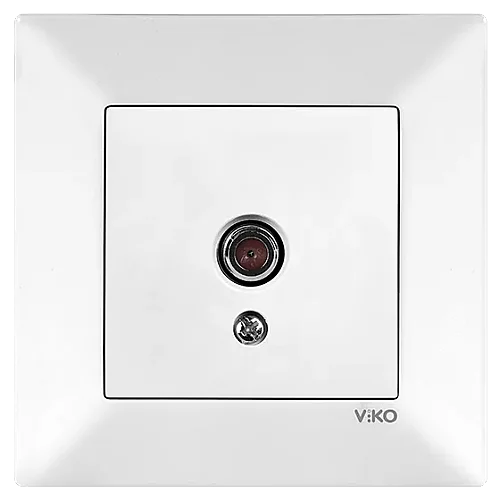 VIKO 90967059 Karre White TV/SAT pass-through socket 8dB - 1
