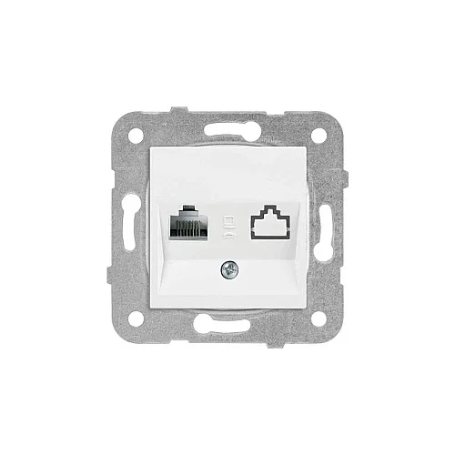VIKO 90967078 Karre White Cat6 data socket - 1