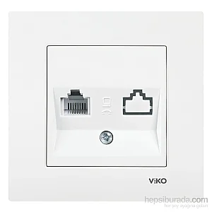 VIKO 90967213 Karre Cream Cat3 telephone/data socket - VIKO