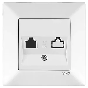 VIKO 90967262 Karre Cream dual data socket - VIKO