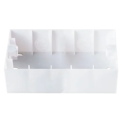 VIKO 90969004 Karre 2-Gang White Surface-Mount Box - 1