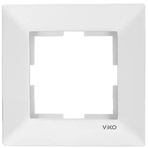 VIKO 90979001 Meridian 1-Gang White Frame - VIKO