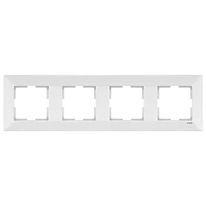 VIKO 90979004 Meridian 4-Gang White Frame - VIKO
