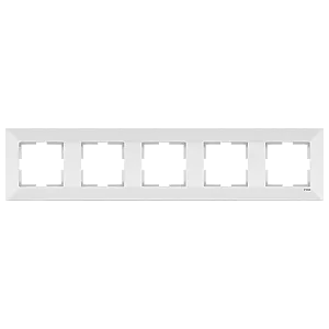 VIKO 90979005 Meridian 5-Gang White Frame - VIKO