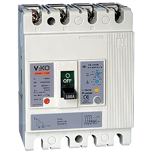 VIKO VMR3-250-SN2 4P 250A Residual Current MCCB - VIKO