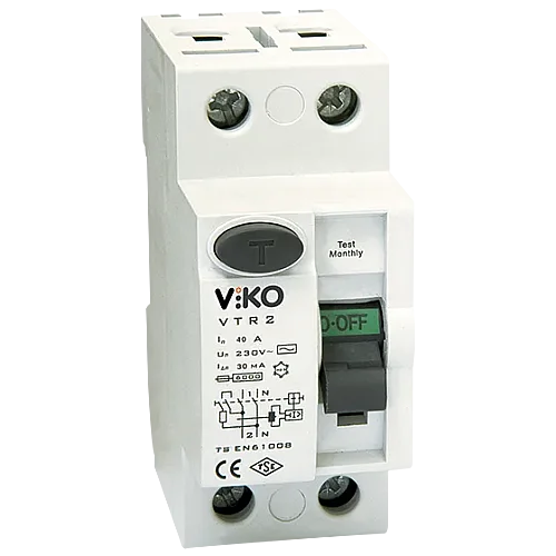 VIKO VTR2-2530 2P 25A 30mA RCCB - 1