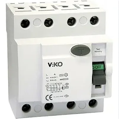 VIKO VTR4-40300 4P 40A 300mA RCCB - 1