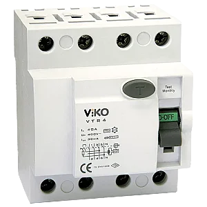 VIKO VTR4-63300 4P 63A 300mA RCCB - VIKO