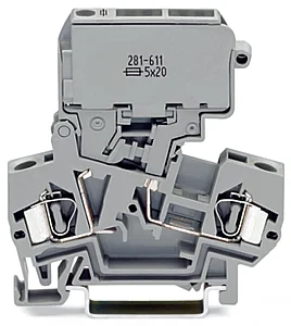 281-611 2-conductor Fuse Terminal Block - Wago