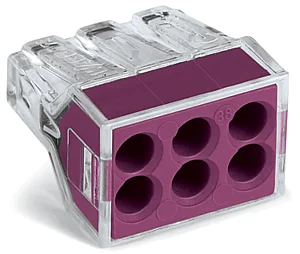 773-106 Push Wire® Connector For Junction Boxes - Wago