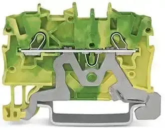 2000-1207 2-conductor Ground Terminal Block - Wago