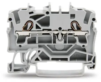 2002-1201 2-conductor Through Terminal Block - Wago