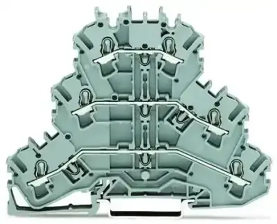 2002-3201 Triple-deck Terminal Block - Wago