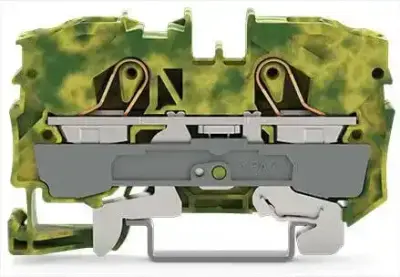 2010-1207 2-conductor Ground Terminal Block - Wago