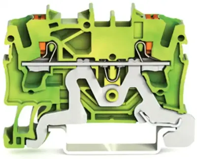 2202-1207 2-conductor Ground Terminal Block - Wago