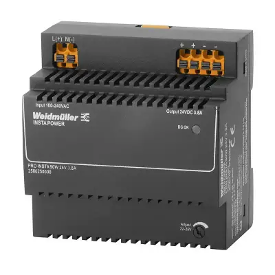 Weidmuller 2580250000 PRO INSTA 90W 24V 3.8A Power Supply Module - Weidmüller
