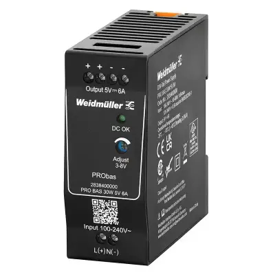 Weidmuller 2838400000 PRO BAS 30W 5V 6A Power Supply Module - Weidmüller