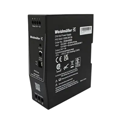 Weidmuller 2838440000 PRO BAS 120W 24V 5A Power Supply Module - Weidmüller